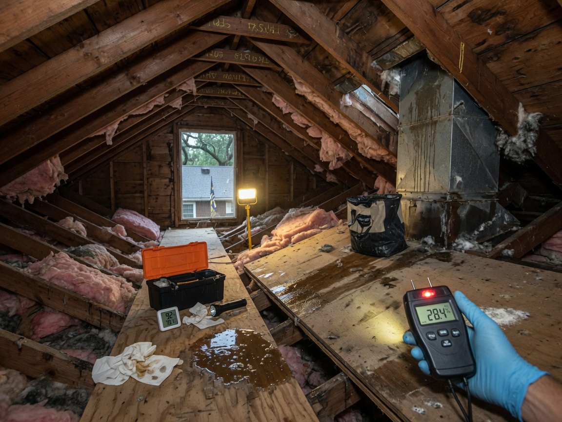 How to Spot Hidden Moisture in Attics After Summer Storms in Howell NJ