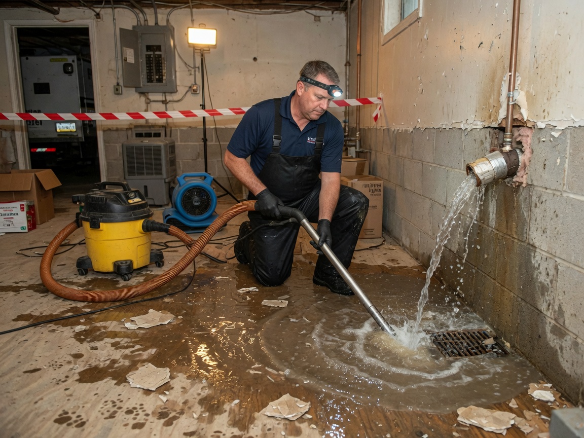 Burst Pipe Water Removal Near Me in New Jersey